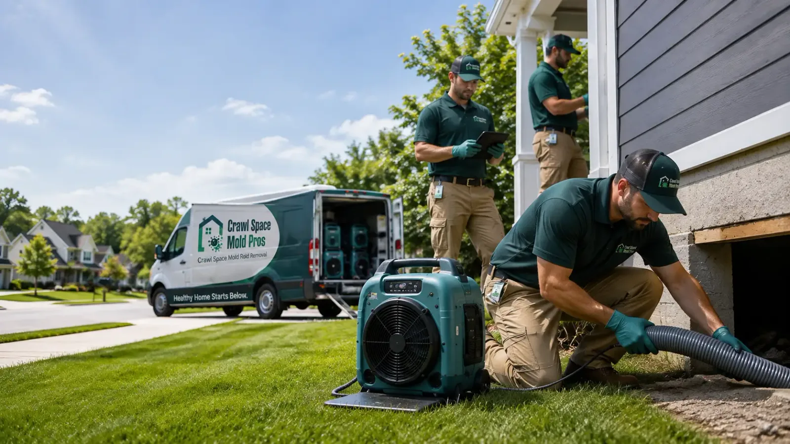 Crawl Space Mold Removal in Elaine, AR